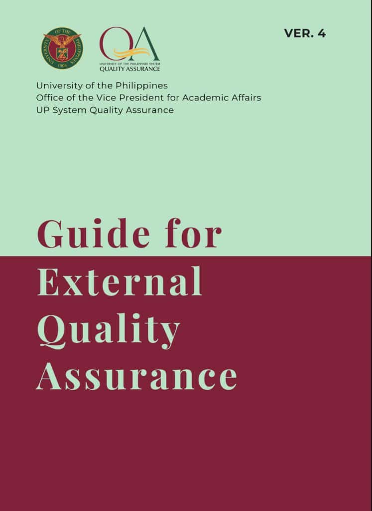 Cover of External Quality Assurance Guidebook