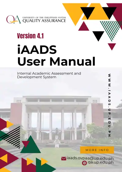 iAADS User Manual cover