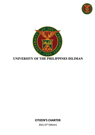 UP Citizens Charter cover