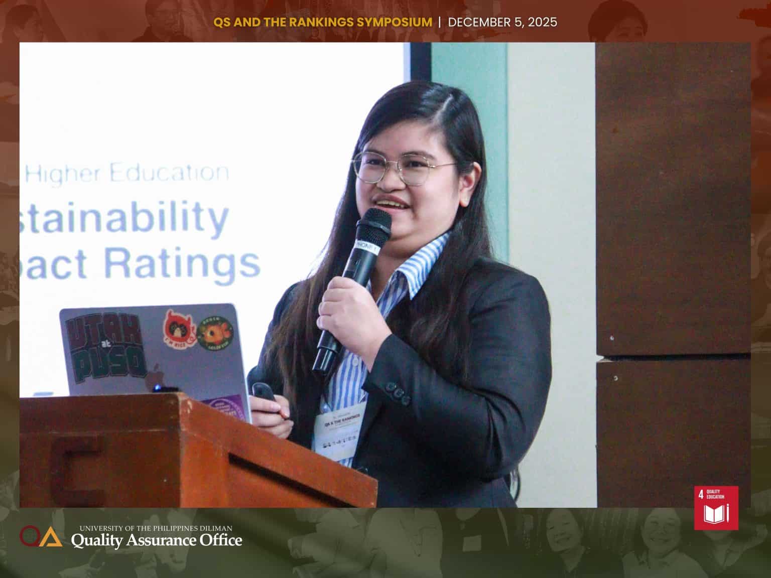Ms. Chynna Louise Riego discusses the system-level data review and validation process before submitting the final data set to the rankings portal.