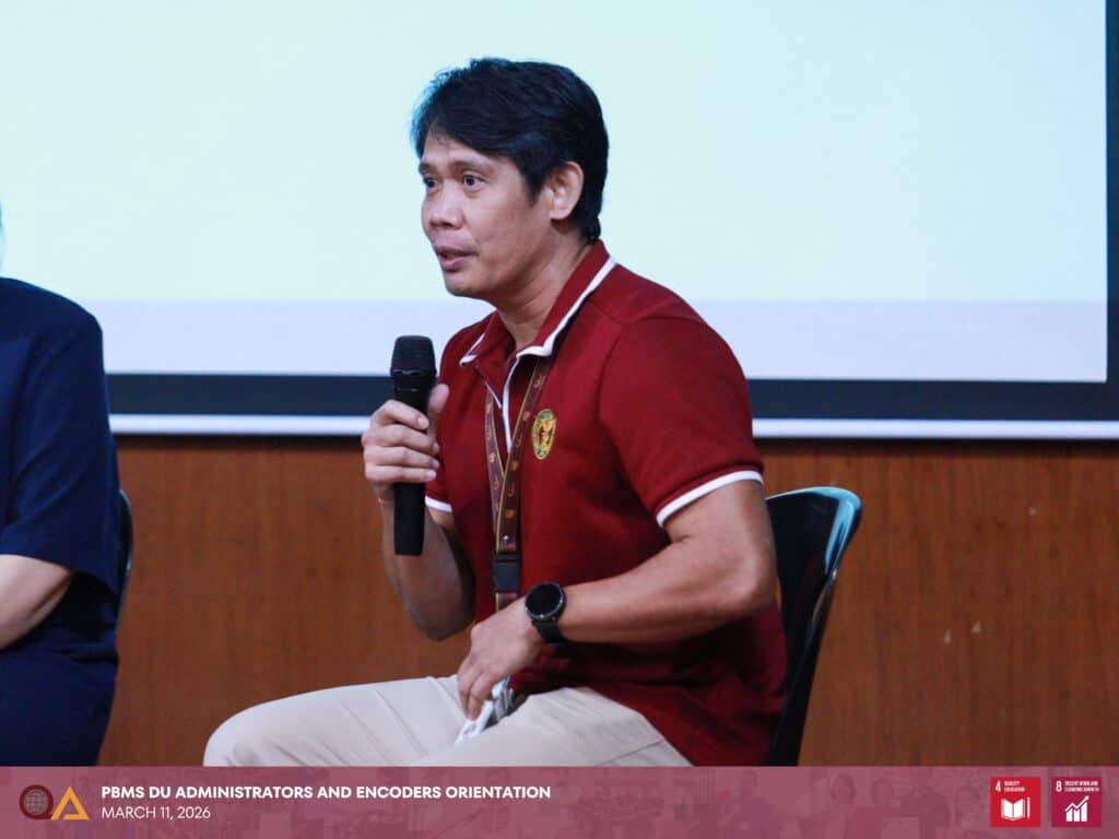 Participants raise questions during the open forum on PBMS requirements and portal-related concerns.