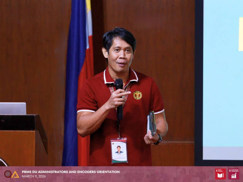 Resource speakers from the UP System Budget Office - Planning Services Division provide a walkthrough of the PBMS Portal.