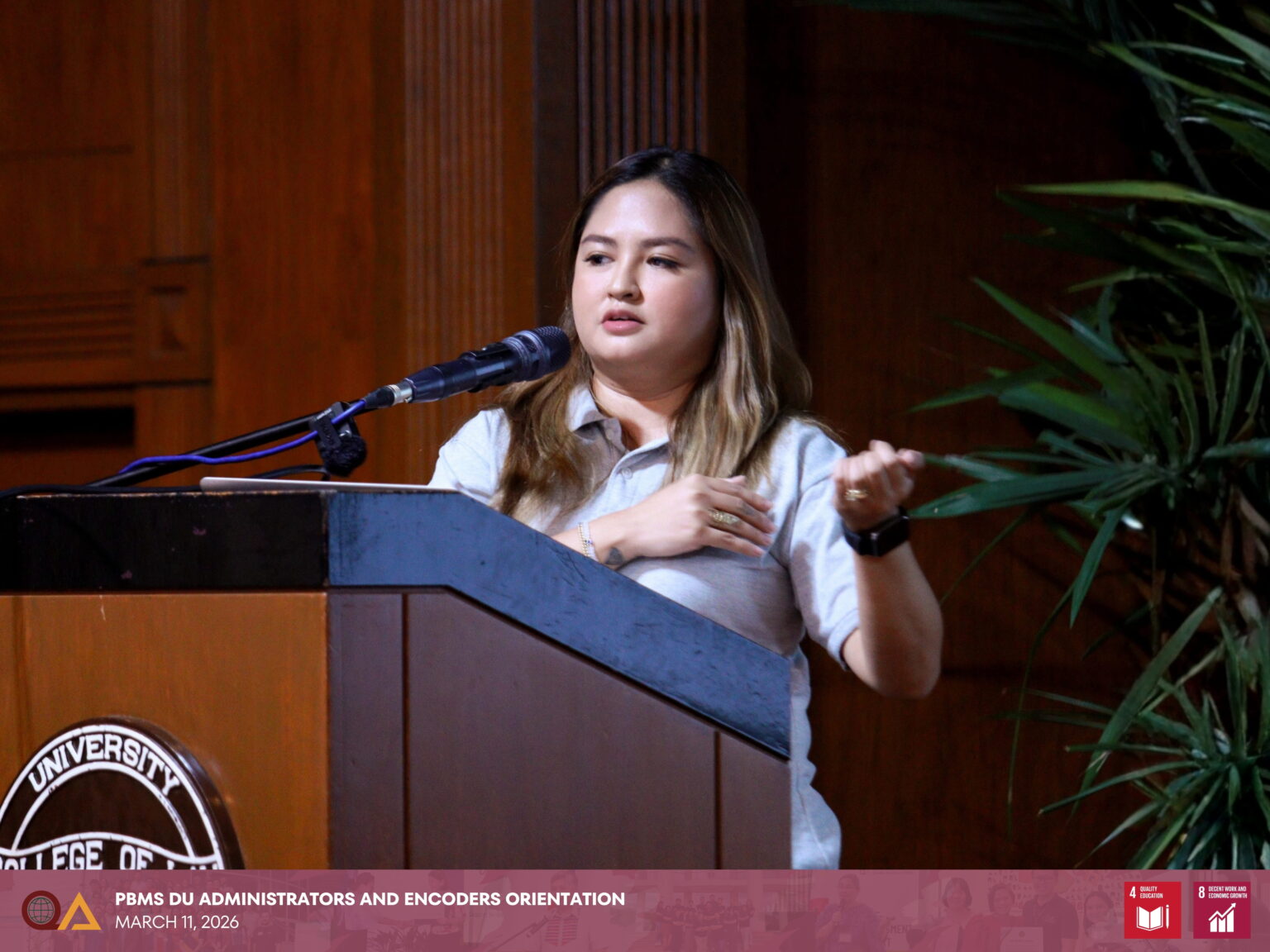 Ms. Arlyh F. Hirao discusses the submission deadlines, required documents, and consolidation process for PBMS submissions.