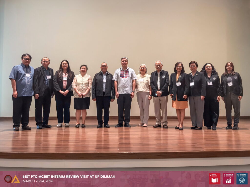 6 UPD undergraduate engineering programs complete PTC-ACBET Interim Review Visit