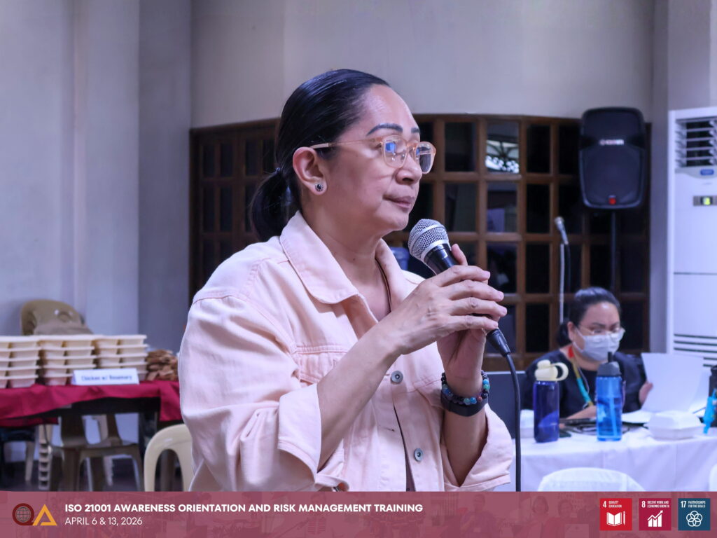 Members of the UP Diliman Quality Assurance Committee and Records Management Committee during the ISO Training Series.