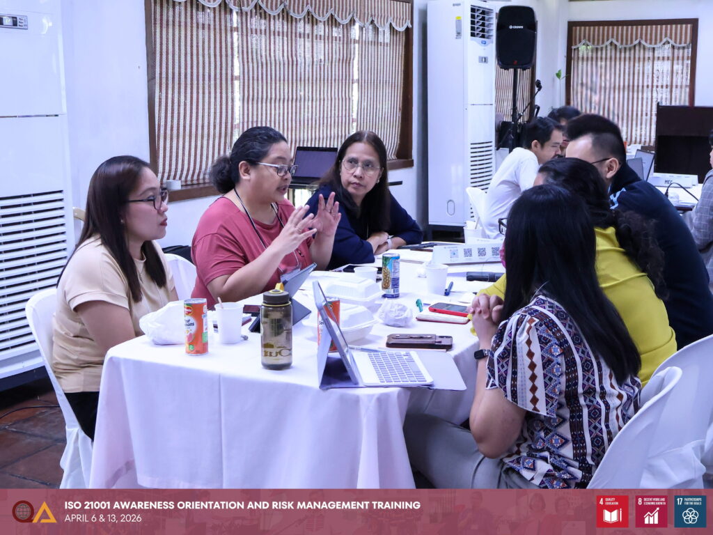 Training participants actively engage in various interactive activities.