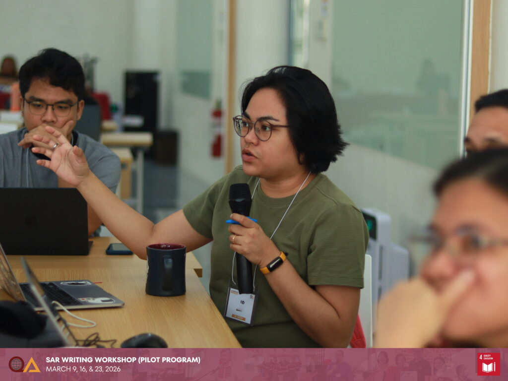 Participants from the UP Diliman Institute of Chemistry and UP Manila Department of Physical Sciences and Mathematics during the workshop sessions.