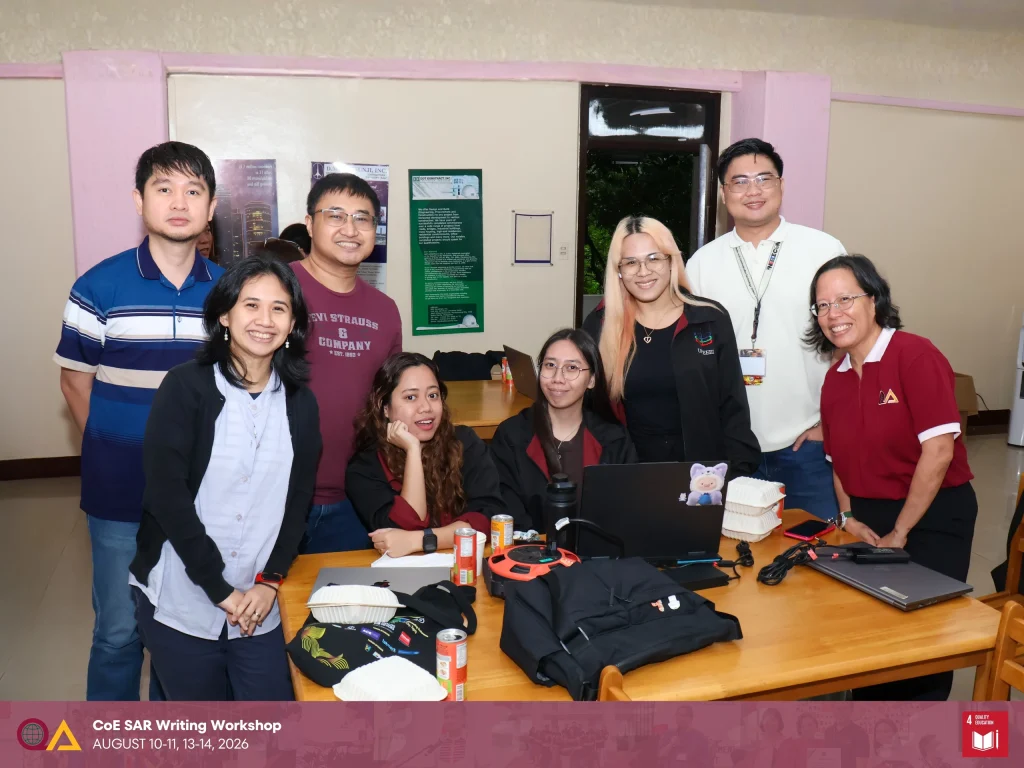 Scene from the CoE SAR Writing Workshop, August 10-14, 2026