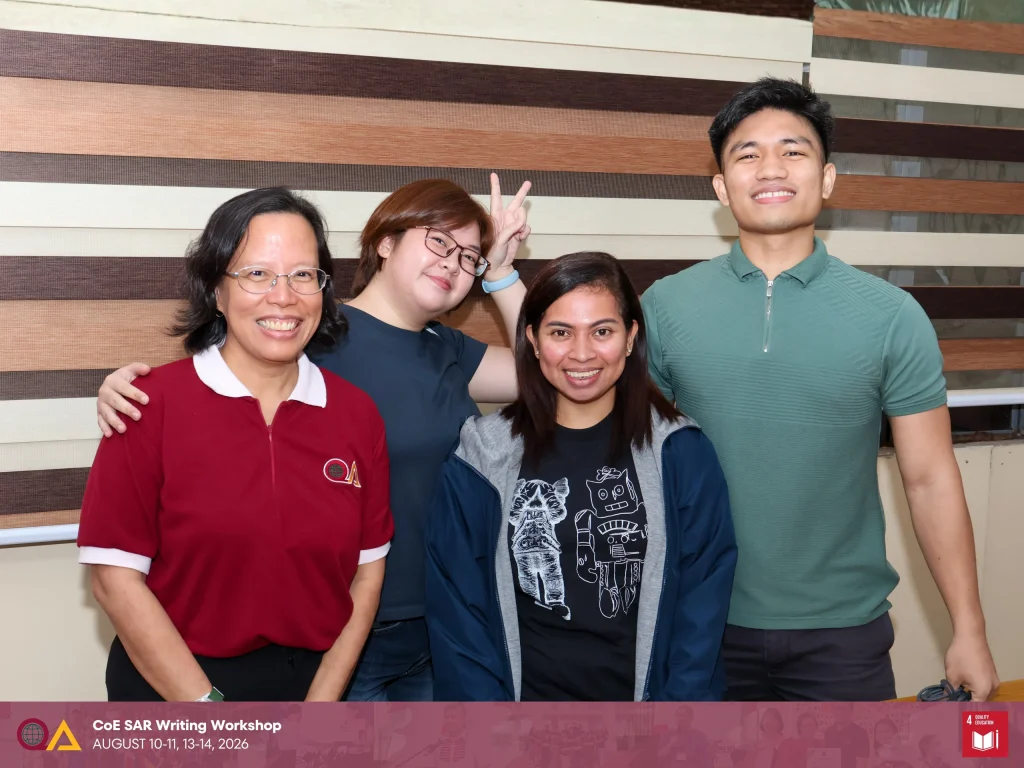 Scene from the CoE SAR Writing Workshop, August 10-14, 2026